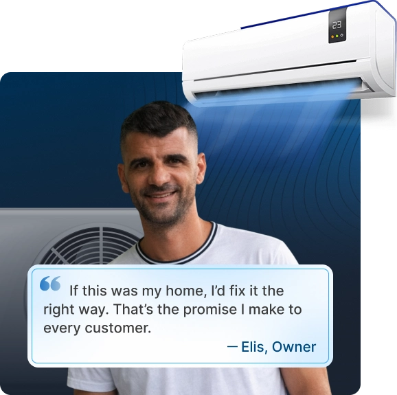 Elis Osja, owner of NexGen Heating and Air